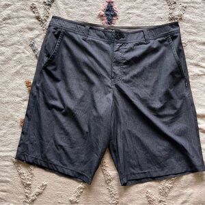 O'Neill hybrid Charcoal Flat Front Casual Mens Shorts 38